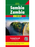 Wegenkaart Zambia