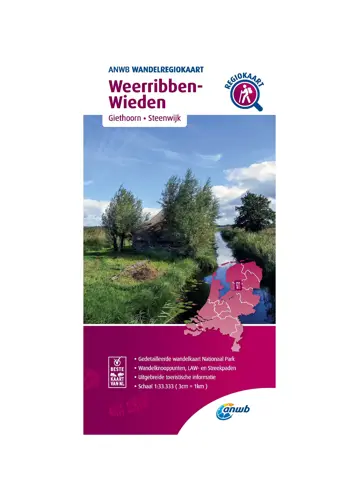 ANWB Wandelkaart Weerribben- Wieden