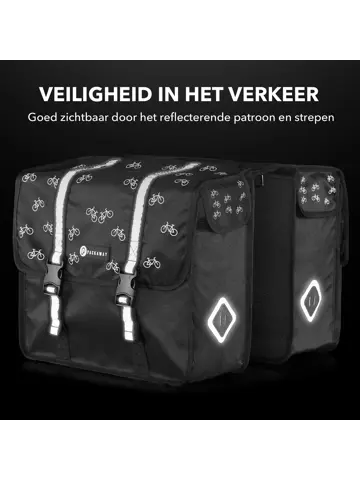 Dubbele Fietstassen 36L