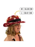 Vizorz SwitchCap fietshelm - Woolly cherry cap