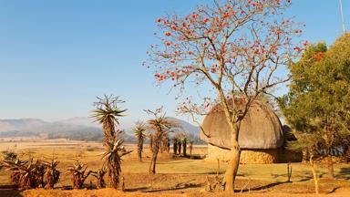 swaziland_lokale-hutten_landschap_bergen_b