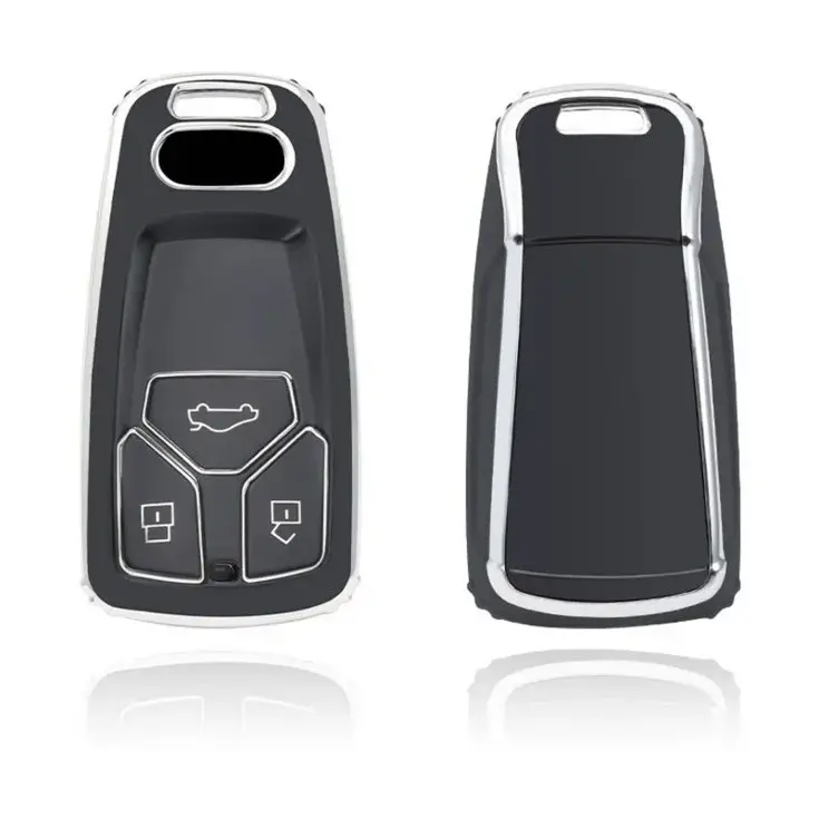 TPU Sleutelhoesje voor Audi zwart B3