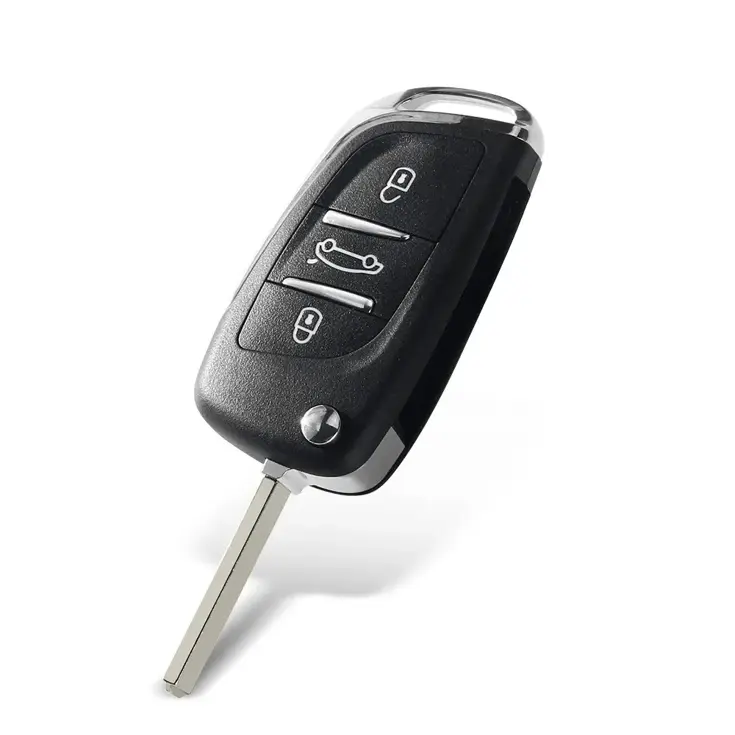 Klapsleutelbehuizing geschikt voor Citroen/Peugeot