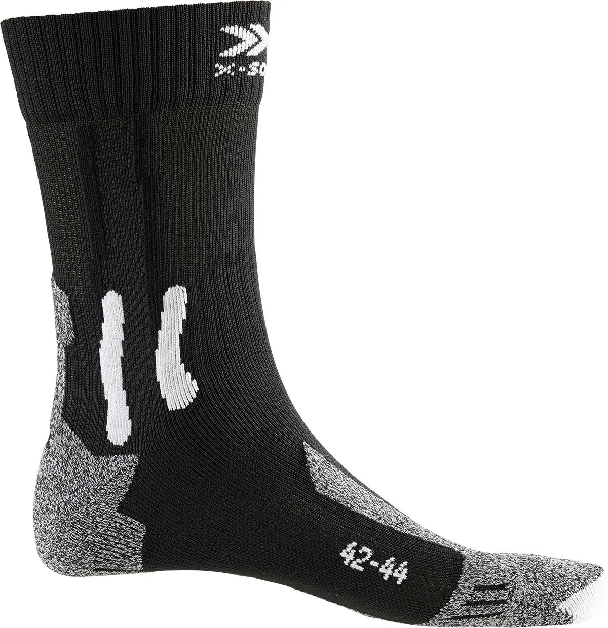 X-socks  Trek Outdoor Crew wandelsokken  Lichtgrijs