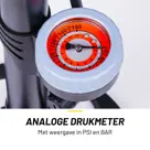 Dunlop Fietspomp met Drukmeter 11Bar/160PSI
