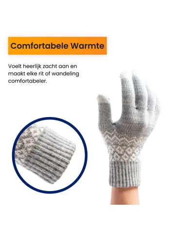 Touchscreen Handschoenen Winter - Grijs