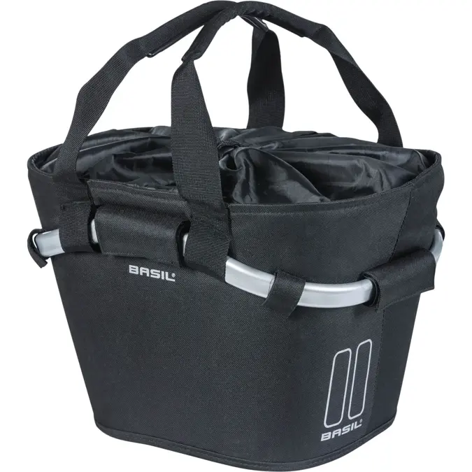 Basil mand front Classic Carry All 15L zwart