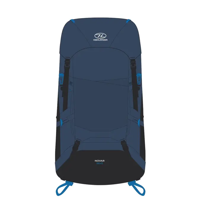 Highlander Outdoor rugzak Novar 50 + 5L