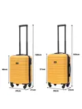 Kofferset 4 delige ABS 29 39 74 en 95L TSA-slot