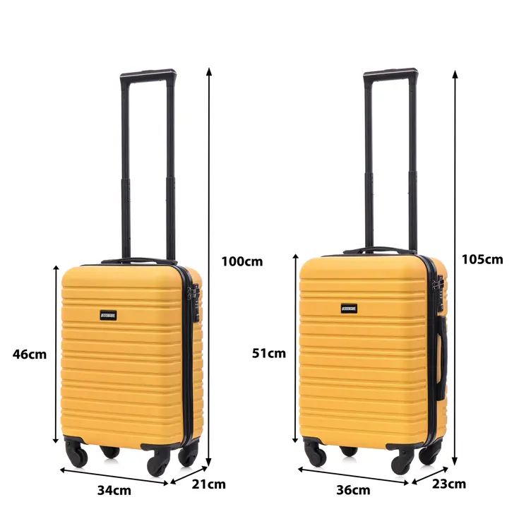 Kofferset 4 delige ABS 29 39 74 en 95L TSA-slot