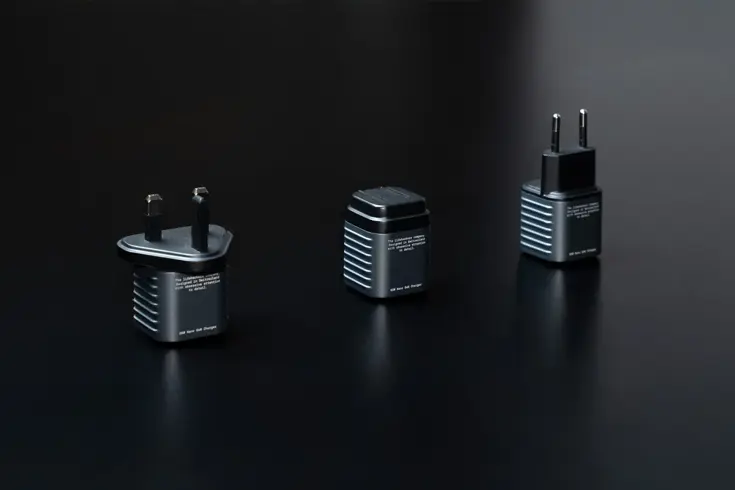 Rolling Square -Oplader 65 W GaN USB-C Lader