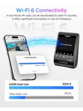 A329S 3CH 4K Wifi GPS dashcam