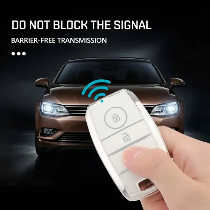 TPU Sleutelhoesje voor Kia zwart A3