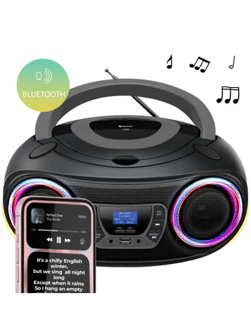 TDB212GR DAB+/FM Radio Boombox