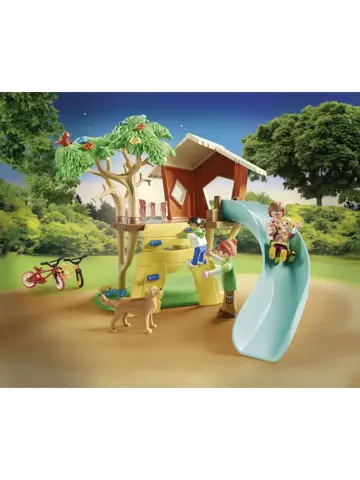 PLAYMOBIL® Avonturen boomhut met glijbaan 71001