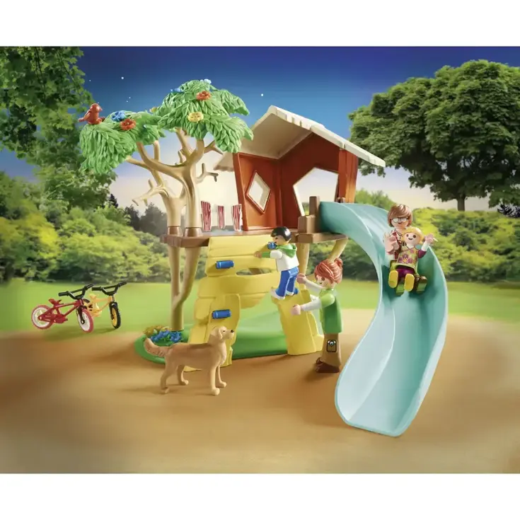 PLAYMOBIL® Avonturen boomhut met glijbaan 71001