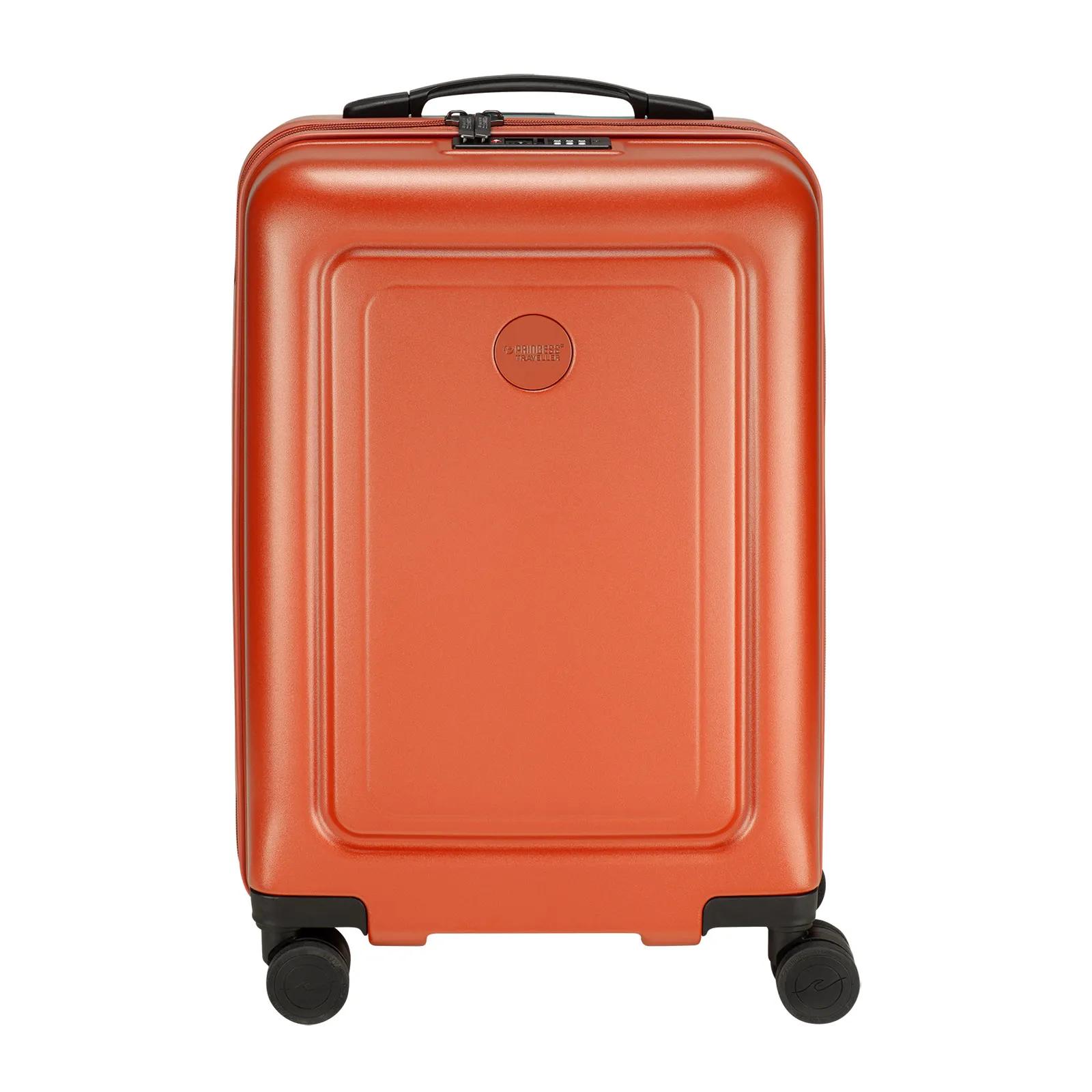 Princess Traveller  Elements small  Handbagagekoffer  35 Liter  Oranje rood
