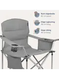 Campingstoel XL – Grijs