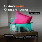 Qnuss Warmtekussen Fluweel 45x45