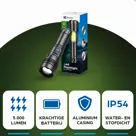 Exortus Oplaadbare LED Zaklamp
