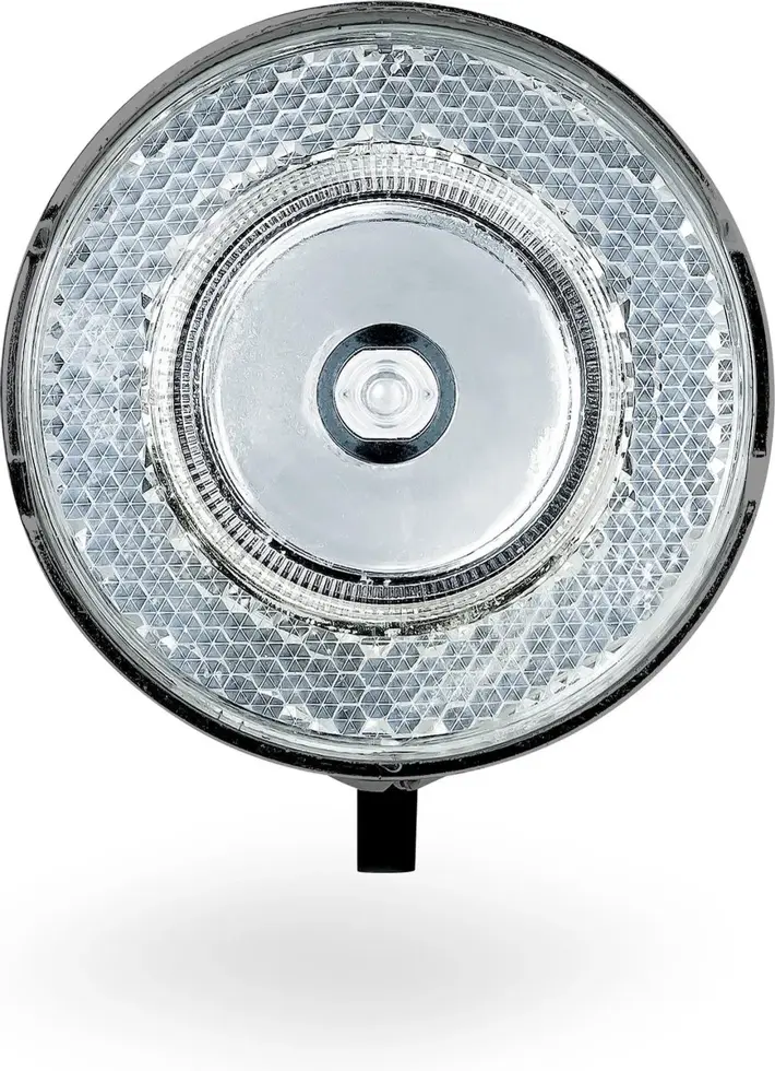 Axa Koplamp 706 15 Lux Batt Dark Chrome