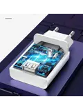 USB-A/USB-C Oplader - 1m - Zwart