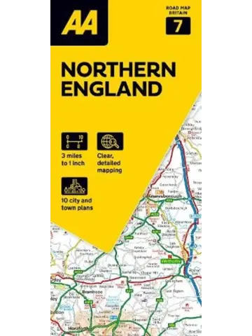 Wegenkaart Road Map 7 Northern England