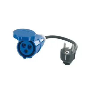 Adapter Schuko - CEE 40 cm female