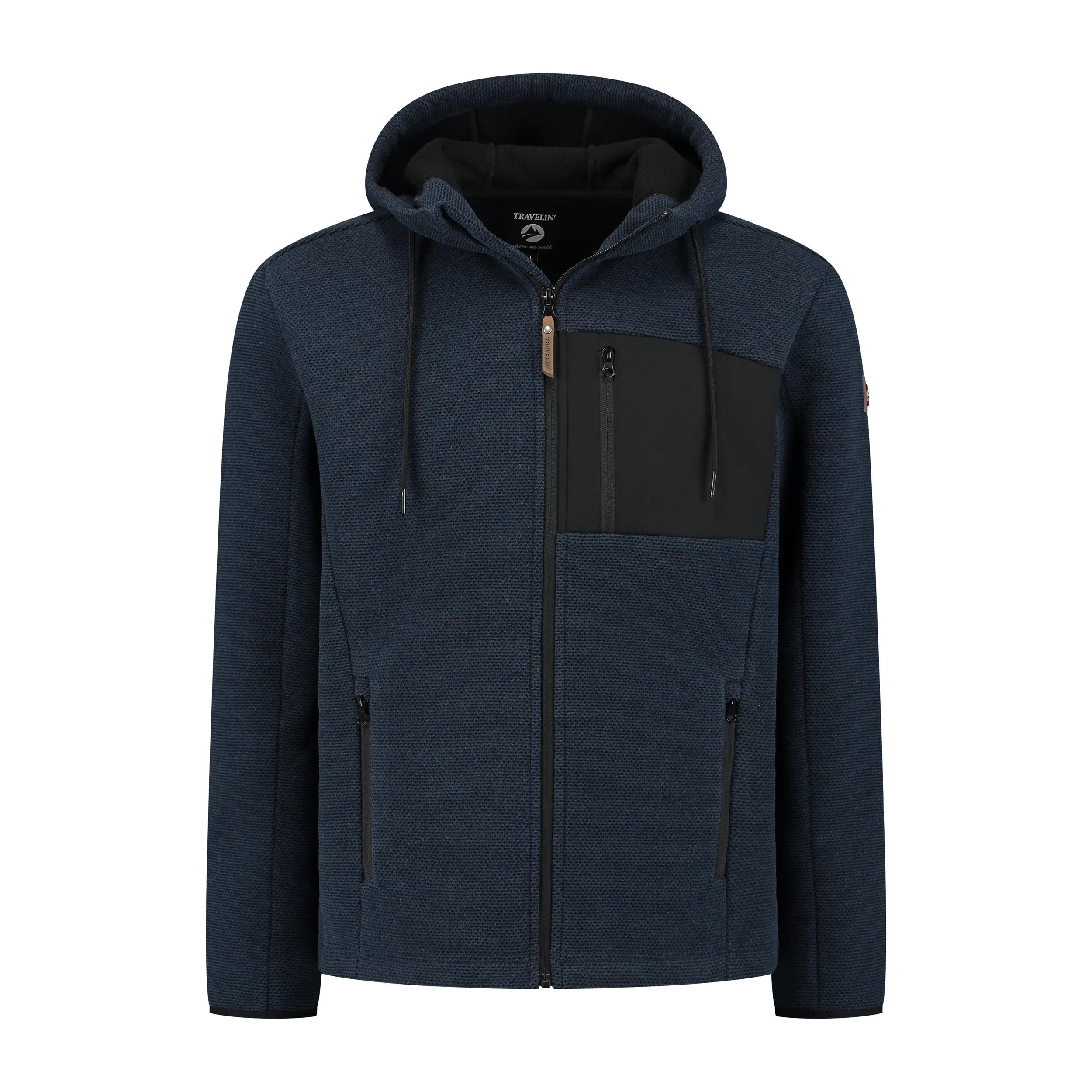 Travelin' Lasse  Heren vest  Marineblauw