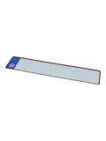 Belgische kentekenplaat 52x11cm wit/rood
