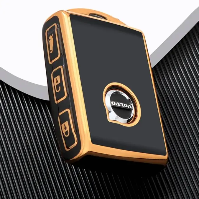 Dutch Shield Sleutelhoesje  Volvo goud