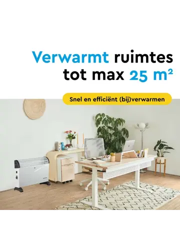 Elektrische Convectorkachel - 2000 watt