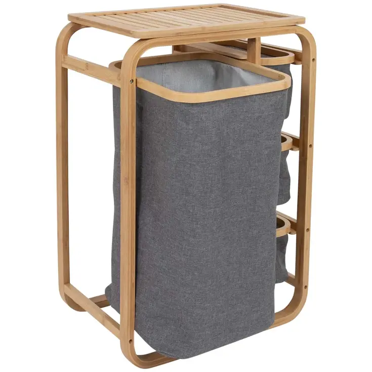 Kast Kemptown Bamboe Grijs