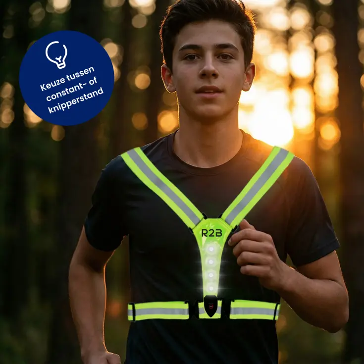Hardloopvest met Verlichting voor Kinderen