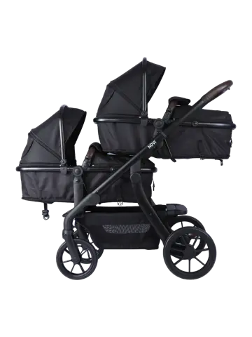 Kinderwagen Novi Pacific Premium Duo Solid Black
