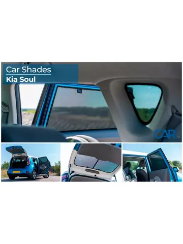 Kia Soul II 5 deurs 2014-2019 - Zonneschermen - Car Shades