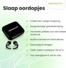 Reis/Slaap oordoppen - 2 Paar (M&L) - Zwart