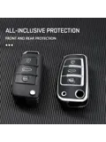 TPU Sleutelhoesje voor Audi zwart C3