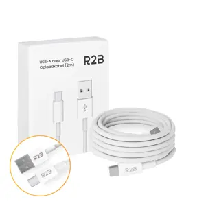R2B USB-A naar USB-C Kabel - 2 Meter