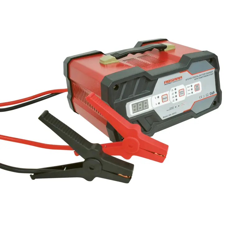 Acculader en Jumpstarter 6V/12V 12A tot 120Ah