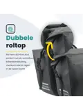 Voltano Dubbele Rolltop Fietstas 48 L