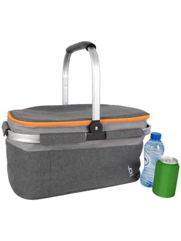 Koeltas Koelmand Grijs 26L Polyester