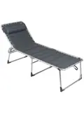 Vouwbed AL/364 Deluxe Donker grijs