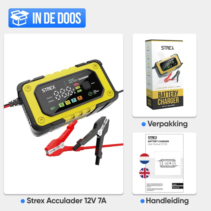 Acculader 12V 7A