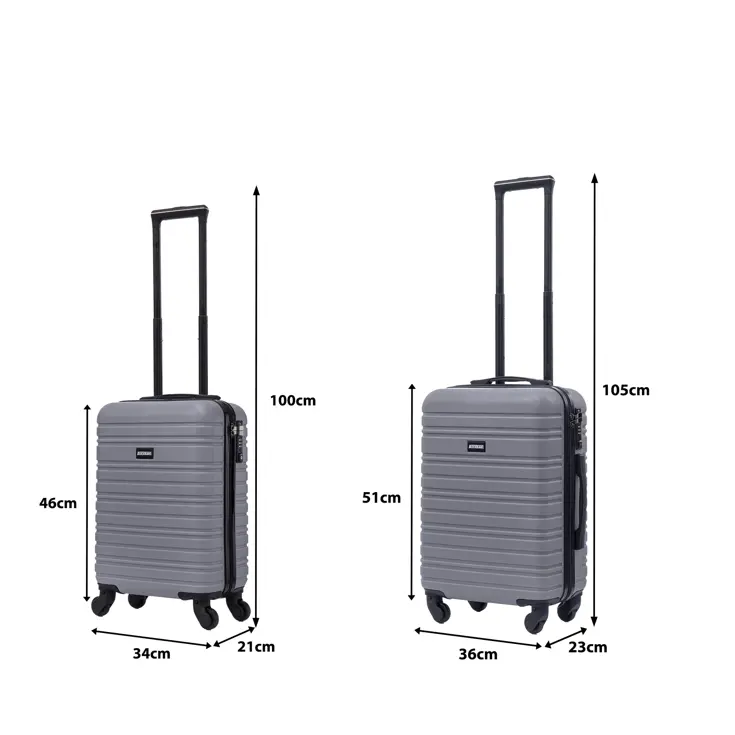 Kofferset 4 delige ABS 29 39 74 en 95L TSA-slot
