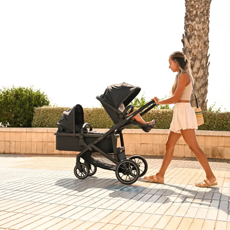 Evy V2 Duo Kinderwagen - Inclusief reiswieg