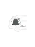 Lampa auto-hondenbench 83 x 73 x 66H cm