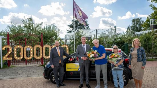 Twee miljoen ritten voor ANWB AutoMaatje