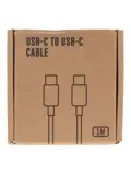 USB-C naar USB-C kabel 1 meter, 2,4A laadkracht