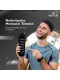 Nederlandse Motivatie Waterfles - Zwart - 1L